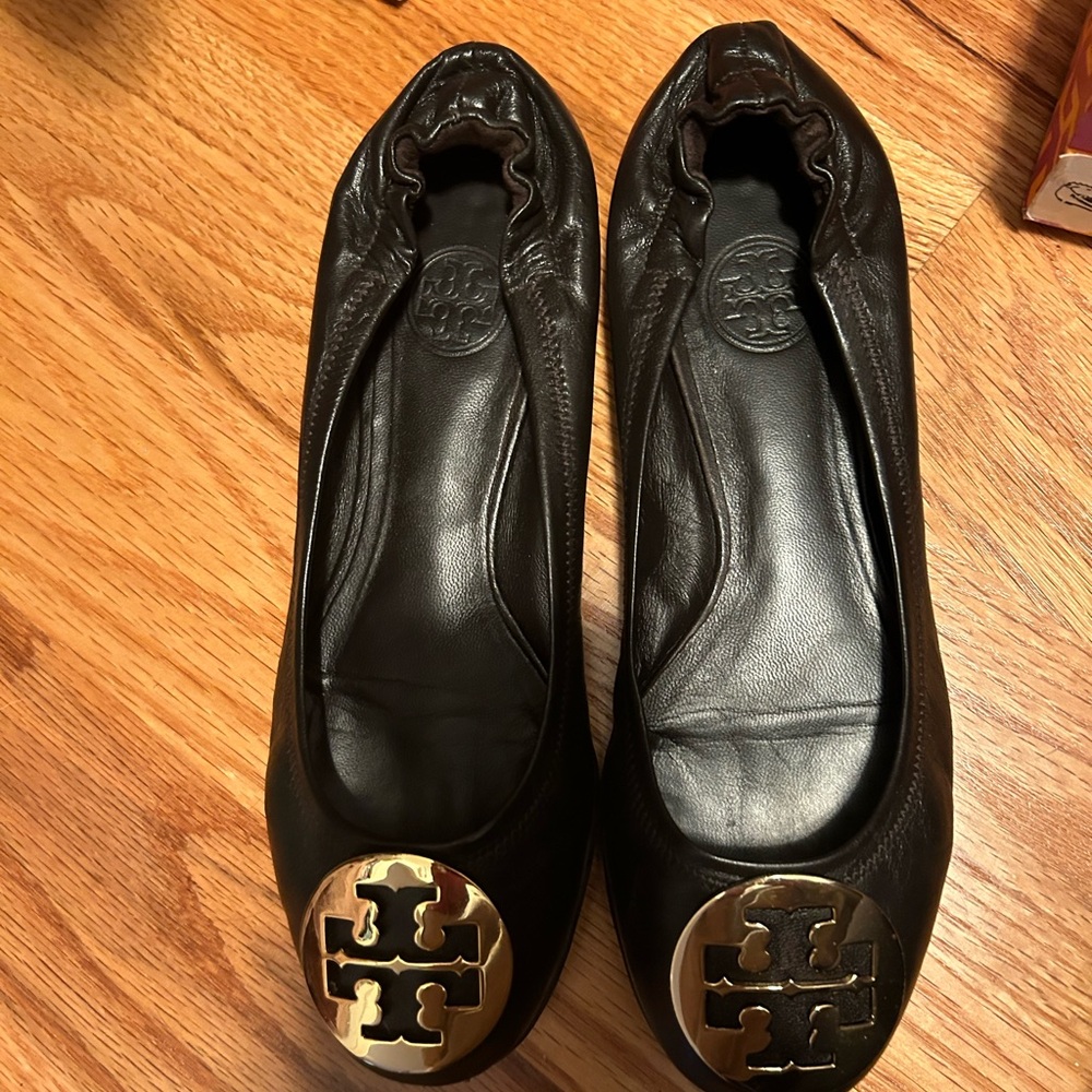 Brown Tory Burch Ballet Flats. Size 7